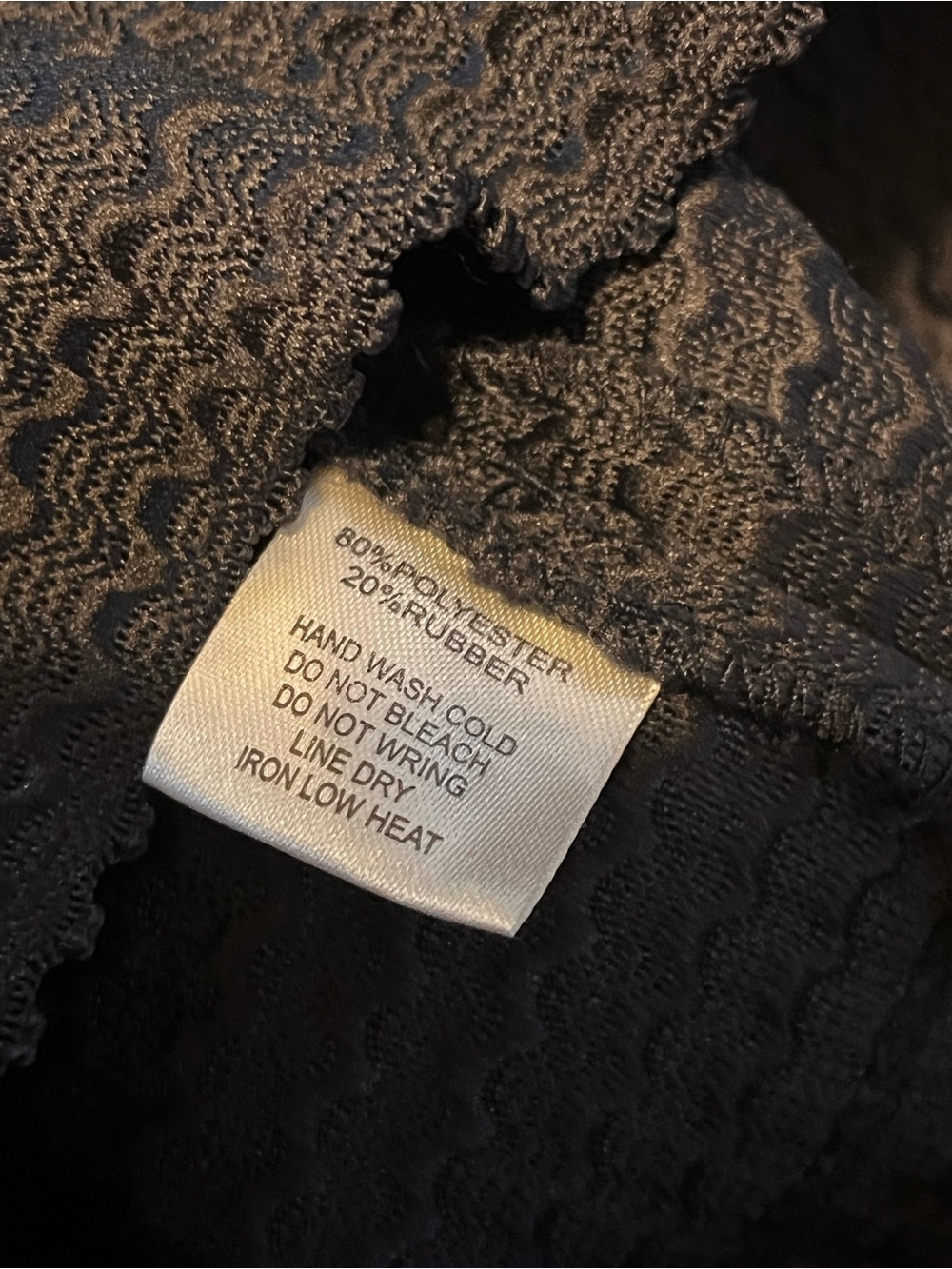 Ginger G Black Textured A-Line pleated Skirt - Picture 4 of 4